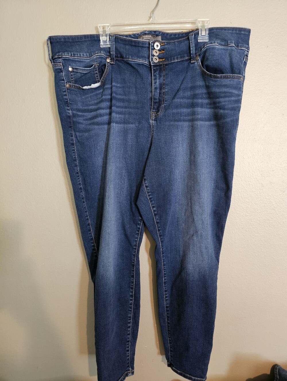 Torrid Dark Blue Women's High-Rise Skinny Jeans
